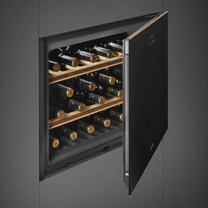 Garrafeira Smeg CVI621RWNR3 - DSN, Preta, Rever. 60x45cm, Connect, F - Image 3