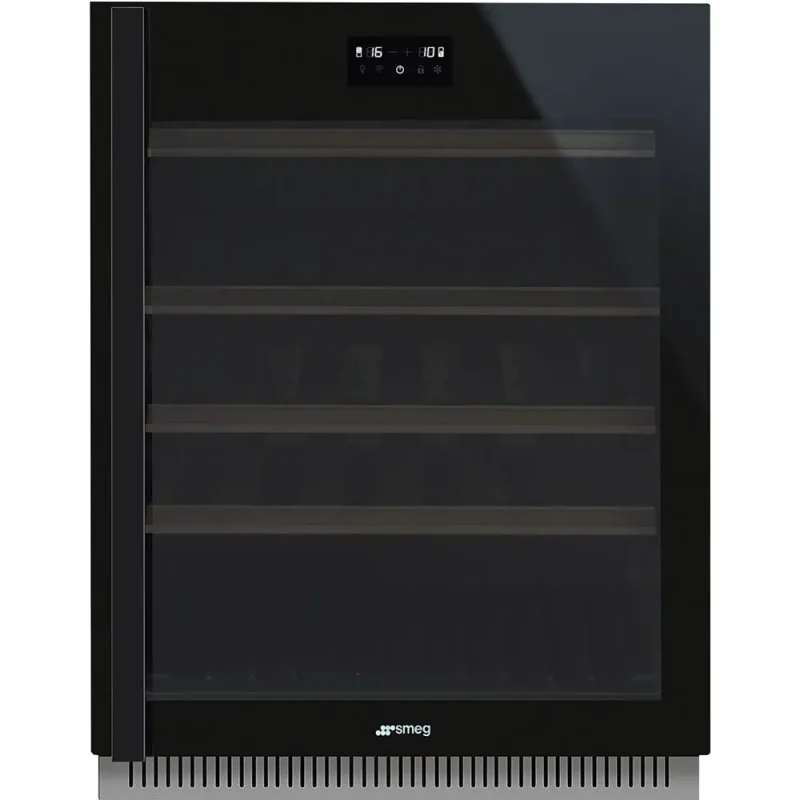 Garrafeira Smeg CVI638RWN3 - DSN, Preta, Dta, 82cm, Connect, G