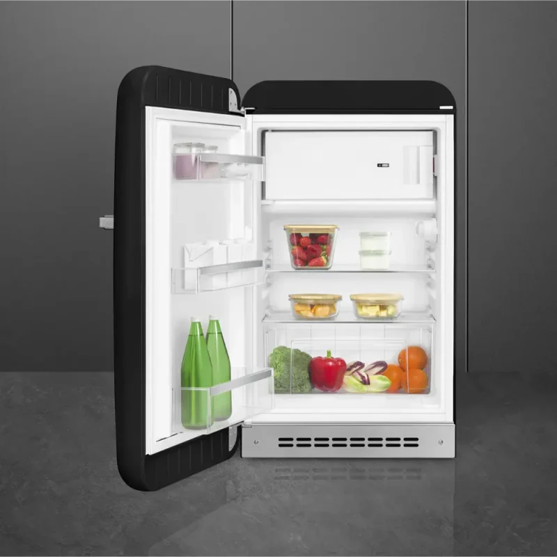 Frigorífico Smeg FAB10LBL6 - Anni 50, Preto, Esq, 97cm, D - Image 2