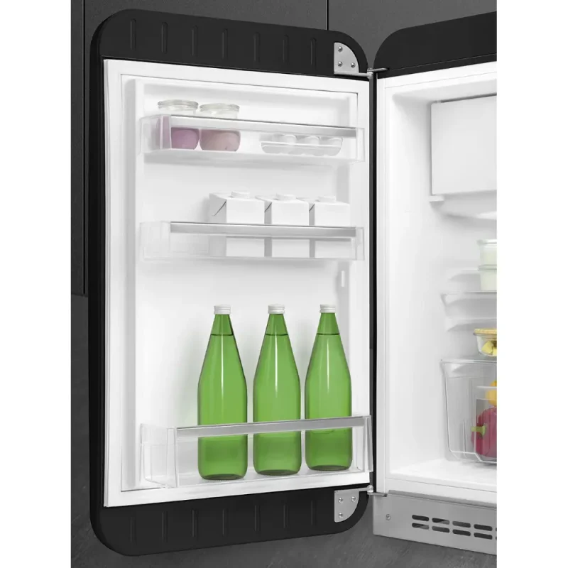 Frigorífico Smeg FAB10LBL6 - Anni 50, Preto, Esq, 97cm, D - Image 4