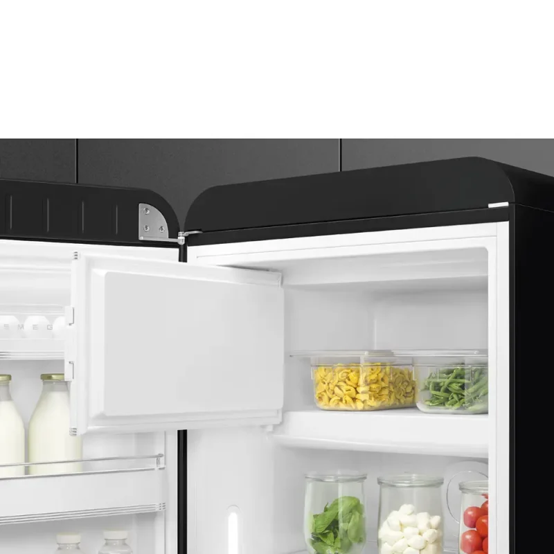 Frigorífico Smeg FAB28LBL5 - Anni 50, Preto, Esq, 153cm, D - Image 5