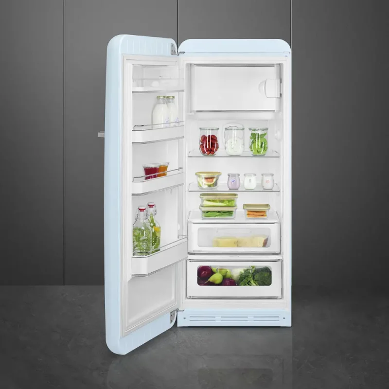 Frigorífico Smeg FAB28LPB5 - Anni 50, Azul céu, Esq, 153cm, D - Image 3