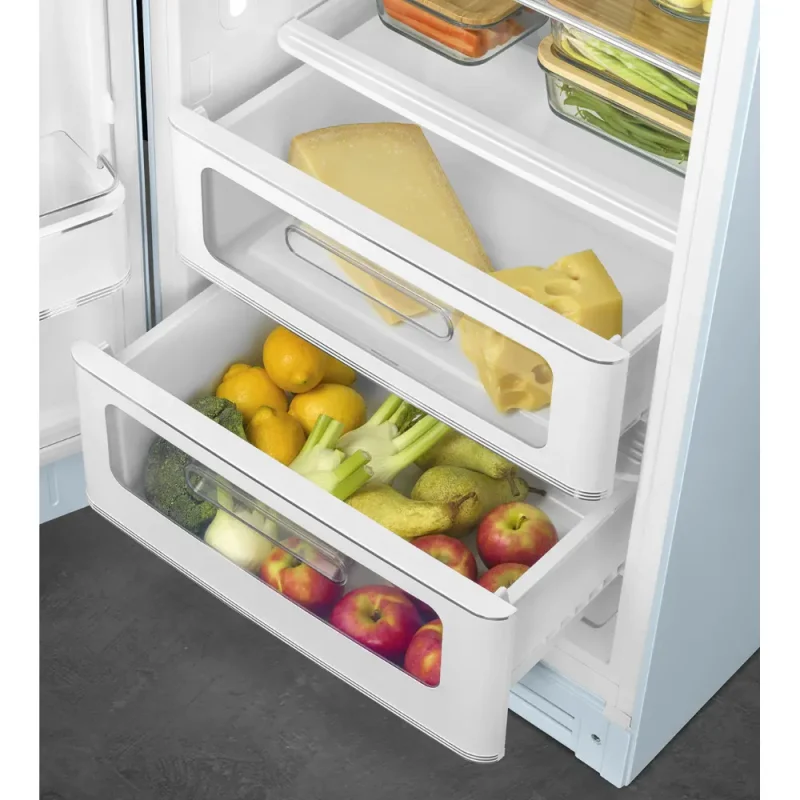 Frigorífico Smeg FAB28LPB5 - Anni 50, Azul céu, Esq, 153cm, D - Image 6