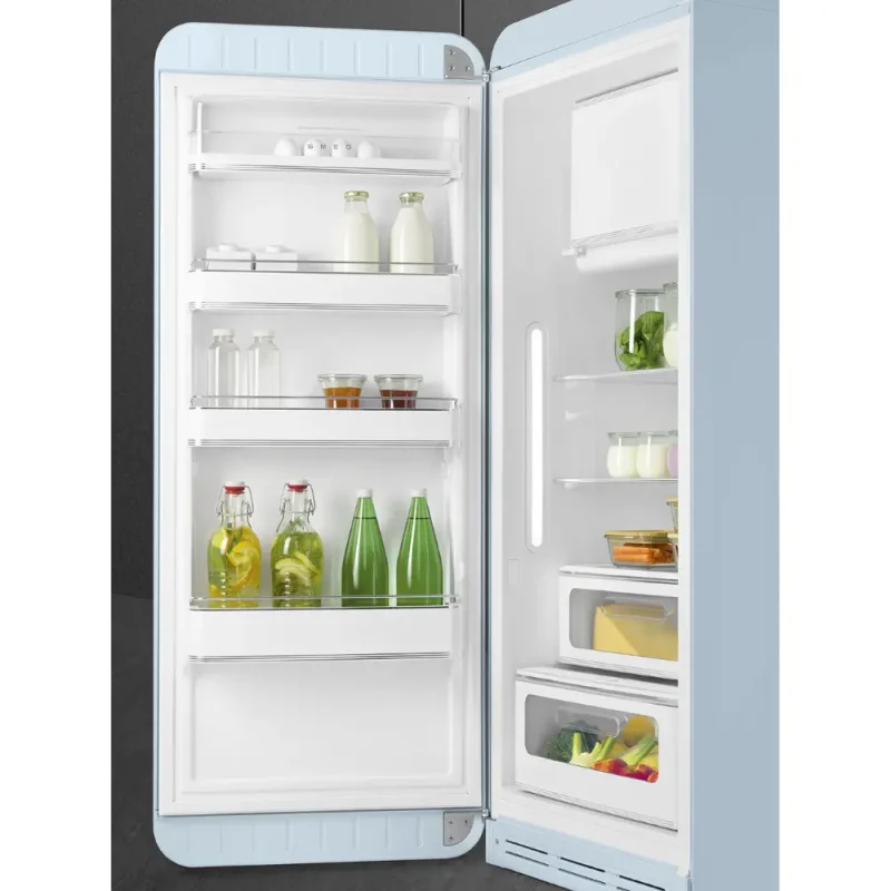 Frigorífico Smeg FAB28LPB5 - Anni 50, Azul céu, Esq, 153cm, D - Image 2