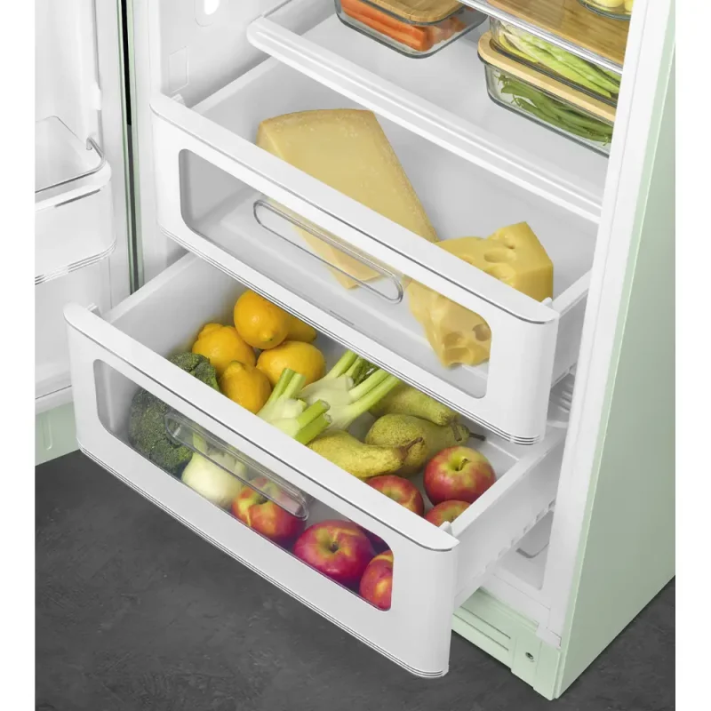 Frigorífico Smeg FAB28LPG5 - Anni 50, Verde água, Esq, 153cm, D - Image 7