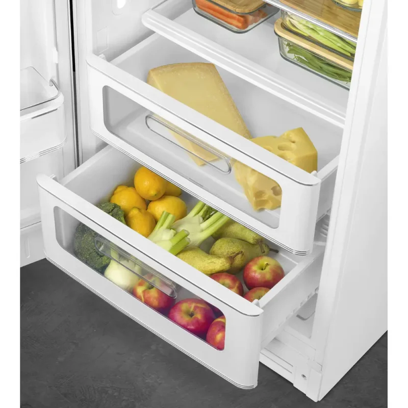 Frigorífico Smeg FAB28LWH5 - Anni 50, Branco, Esq, 153cm, D - Image 7