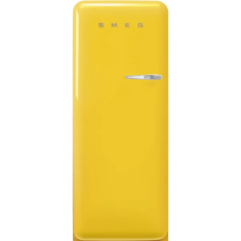 Frigorífico Smeg FAB28LYW5 - Anni 50, Amarelo, Esq, 153cm, D