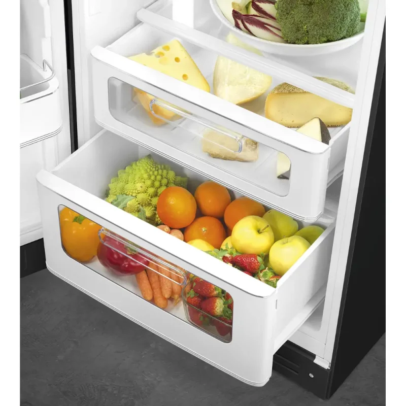 Frigorífico Smeg FAB30LBL5 - Anni 50, Preto, Esq, 172cm, D - Image 6