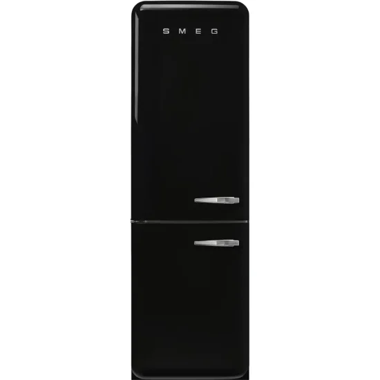 Frigorífico Combinado Smeg FAB32LBL5 - Anni 50, Preto, Esq, 197cm, D