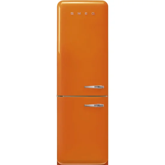 Frigorífico Combinado Smeg FAB32LOR5 - Anni 50, Laranja, Esq, 197cm, D