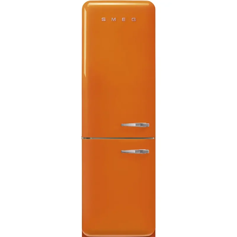 Frigorífico Combinado Smeg FAB32LOR5 - Anni 50, Laranja, Esq, 197cm, D