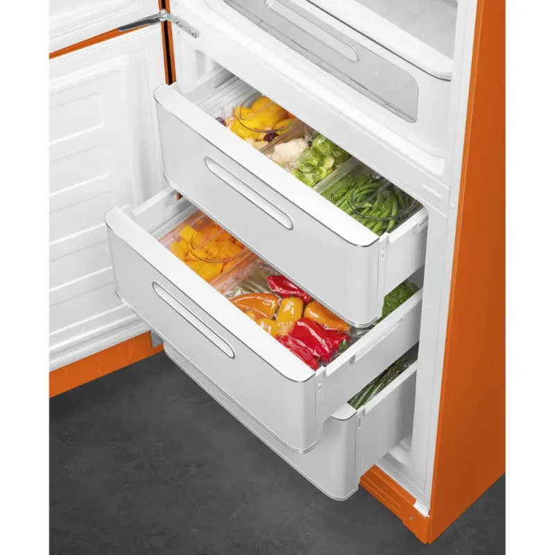 Frigorífico Combinado Smeg FAB32LOR5 - Anni 50, Laranja, Esq, 197cm, D - Image 7