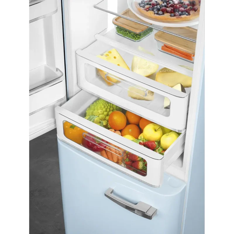 Frigorífico Combinado Smeg FAB32LPB5 - Anni 50, Azul céu, Esq, 197cm, D - Image 5