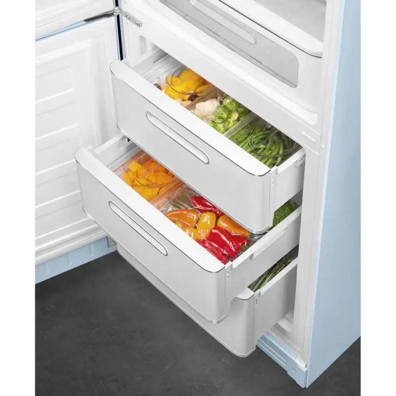 Frigorífico Combinado Smeg FAB32LPB5 - Anni 50, Azul céu, Esq, 197cm, D - Image 7
