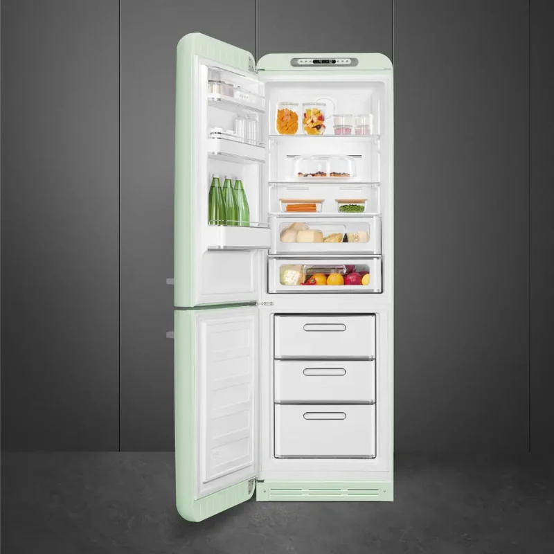 Frigorífico Combinado Smeg FAB32LPG5 - Anni 50, Verde água, Esq, 197cm, D - Image 2