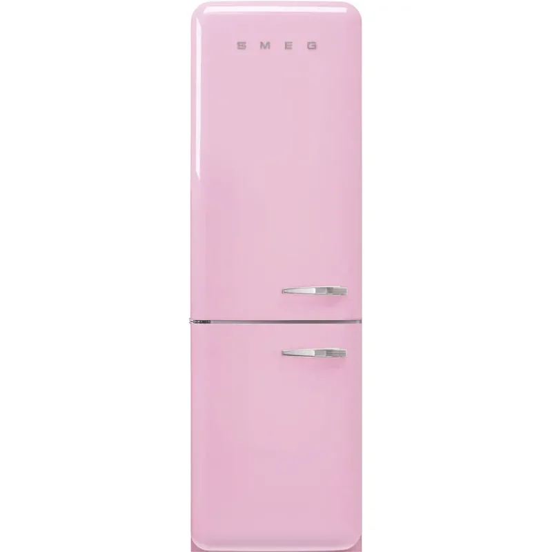Frigorífico Combinado Smeg FAB32LPK5 - Anni 50, Rosa, Esq, 197cm, D