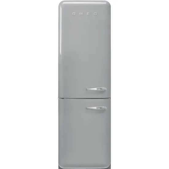 Frigorífico Combinado Smeg FAB32LSV5 - Anni 50, Cinza,Esq, 197cm, D
