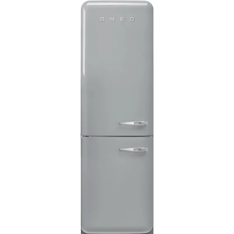 Frigorífico Combinado Smeg FAB32LSV5 - Anni 50, Cinza,Esq, 197cm, D
