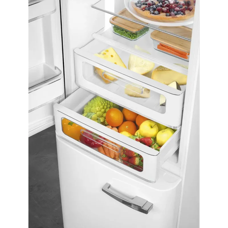 Frigorífico Combinado Smeg FAB32LWH5 - Anni 50, Branco, Esq, 197cm, D - Image 3