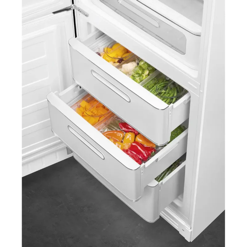 Frigorífico Combinado Smeg FAB32LWH5 - Anni 50, Branco, Esq, 197cm, D - Image 6