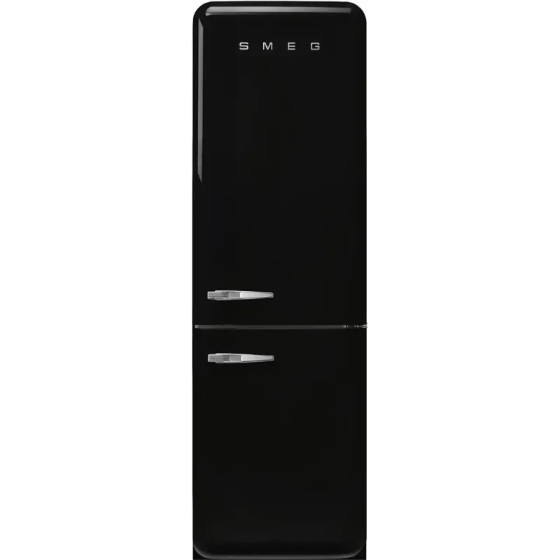 Frigorífico Combinado Smeg FAB32RBL5 - Anni 50, Preto, Dta, 197cm, D