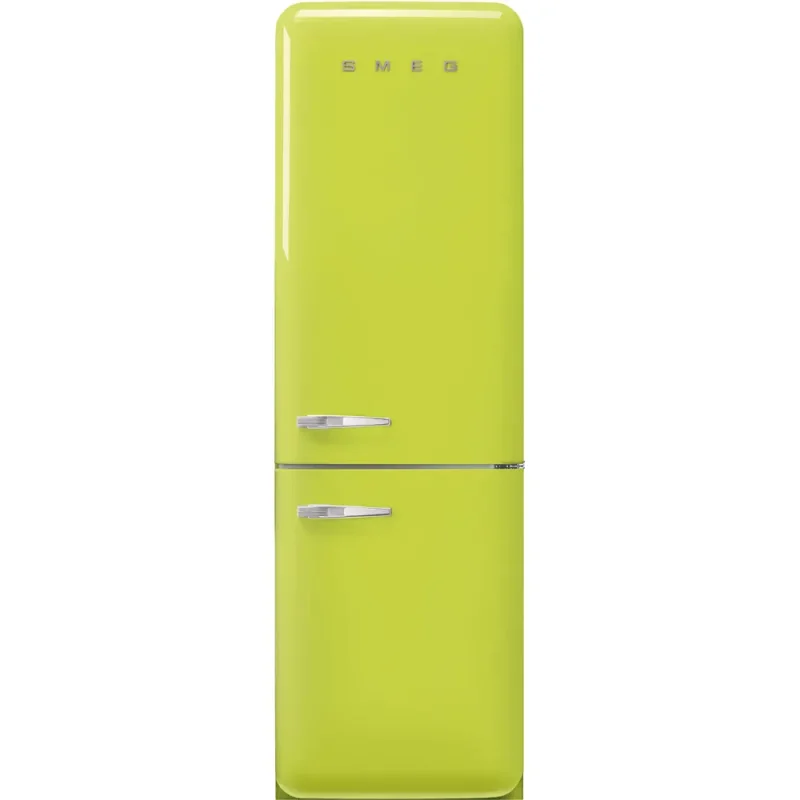 Frigorífico Combinado Smeg FAB32RLI5 - Anni 50, Verde Maçã, Dta, 197cm, D