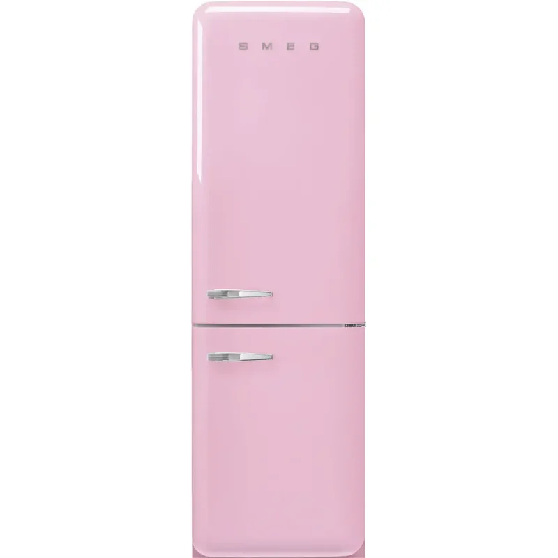 Frigorífico Combinado Smeg FAB32RPK5 - Anni 50, Rosa, Dta, 197cm, D