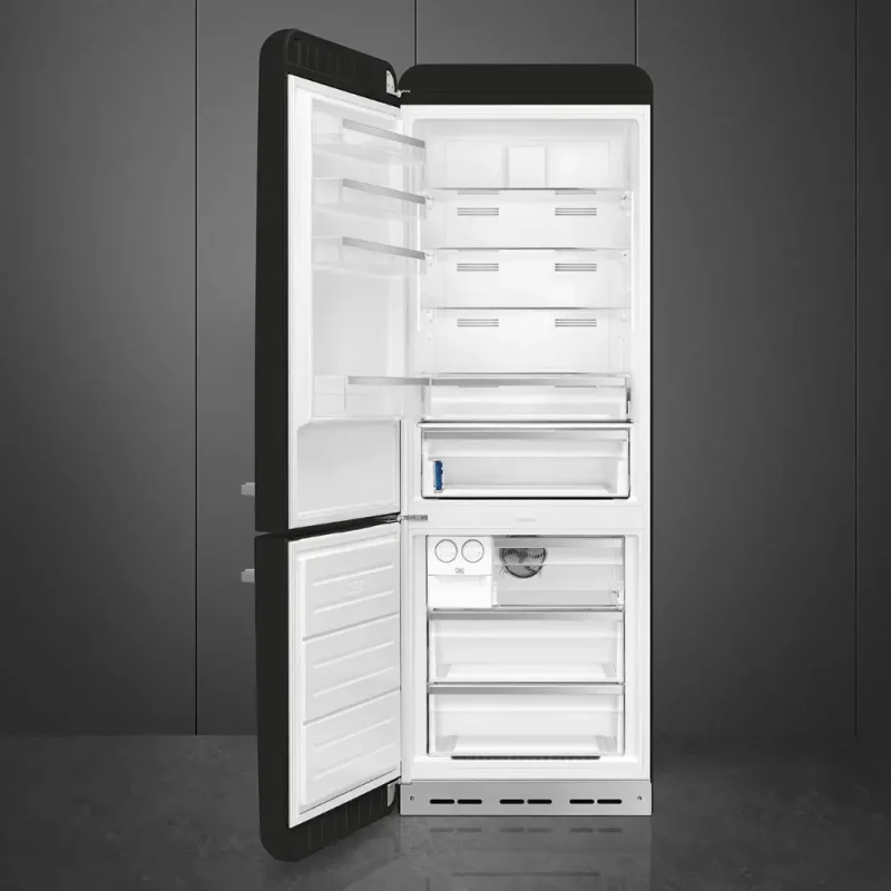 Frigorífico Combinado Smeg FAB38LBL5 - Anni 50, Preto, Esq, 205cm, E - Image 2
