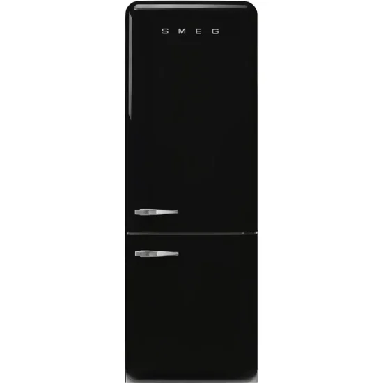 Frigorífico Combinado Smeg FAB38RBL5 - Anni 50, Preto, Dta, 205cm, E