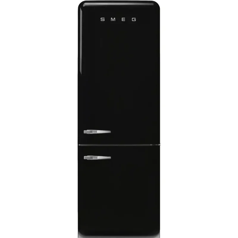 Frigorífico Combinado Smeg FAB38RBL5 - Anni 50, Preto, Dta, 205cm, E