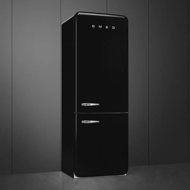 Frigorífico Combinado Smeg FAB38RBL5 - Anni 50, Preto, Dta, 205cm, E - Image 5