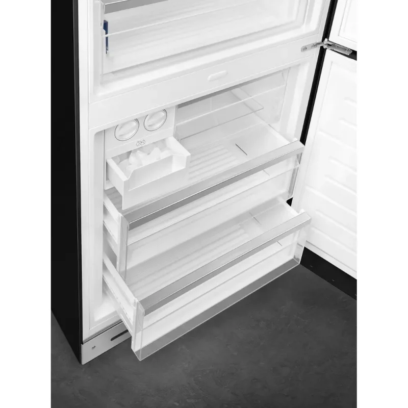 Frigorífico Combinado Smeg FAB38RBL5 - Anni 50, Preto, Dta, 205cm, E - Image 9