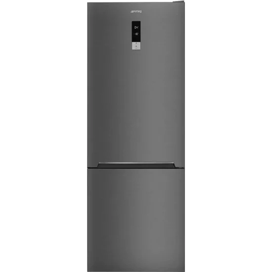 Frigorífico Combinado Smeg FC48KDND - NF, Dark inox, 192x70cm, D