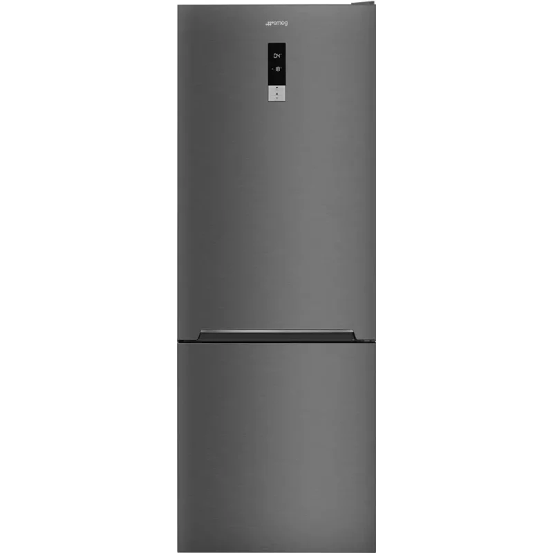 Frigorífico Combinado Smeg FC48KDND - NF, Dark inox, 192x70cm, D