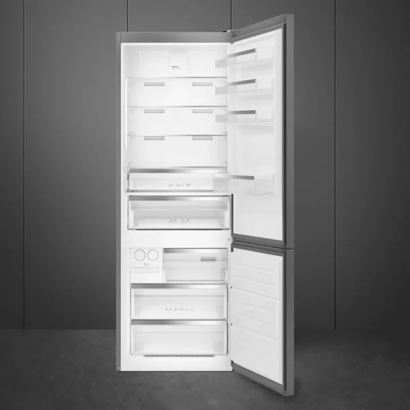 Frigorífico Combinado Smeg FC48XNE - NF, Inox, 192x70cm, E - Image 2