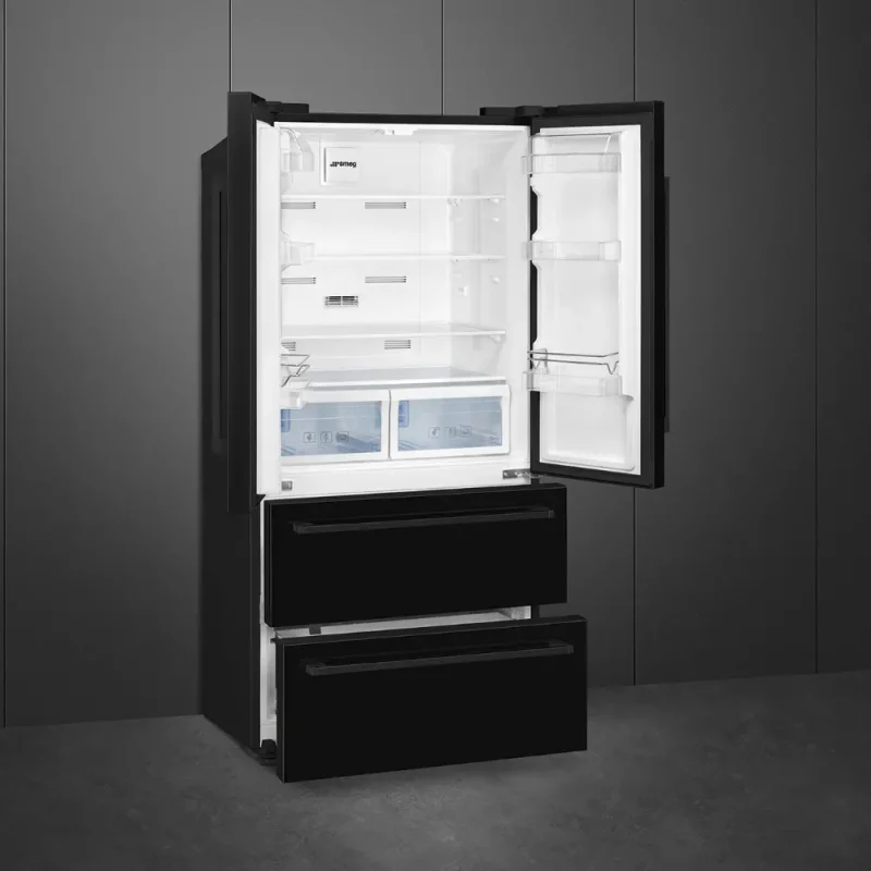 Frigorífico Smeg FQ55FNDE - NF Total, Preto, 183cm, E - Image 3