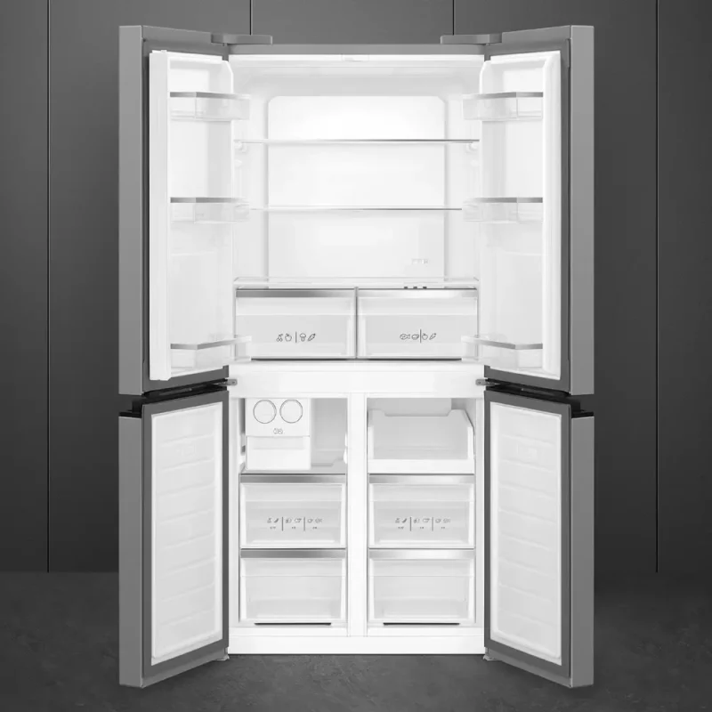 Frigorífico Combinado Smeg FQI48XE - NF Total, Inox, 179x84cm, E - Image 2