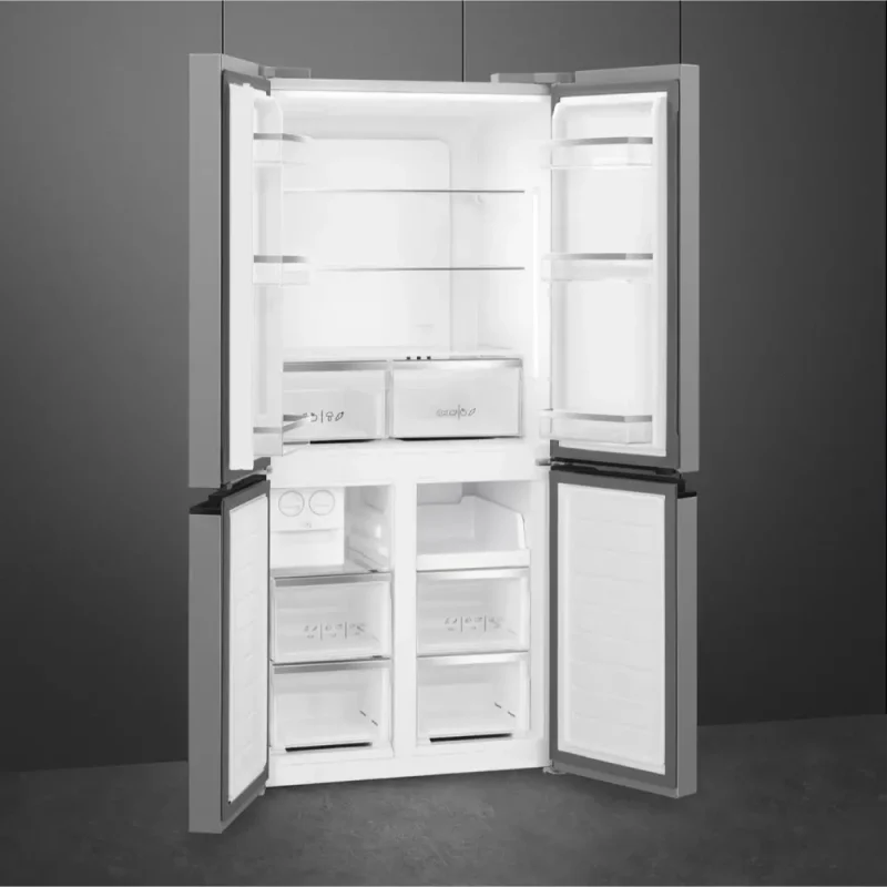 Frigorífico Combinado Smeg FQI48XE - NF Total, Inox, 179x84cm, E - Image 4