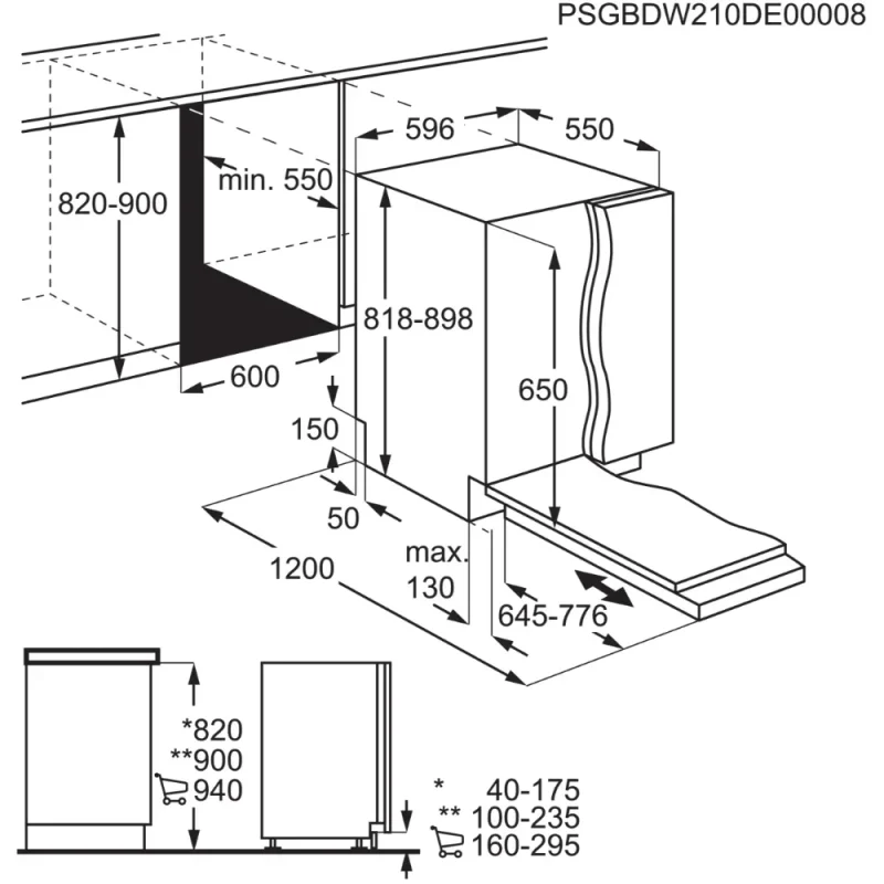 Máquina de Lavar Loiça AEG FSE54600Z - Image 7