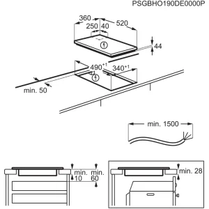 Placa Modular AEG IKS42640KB - Image 9