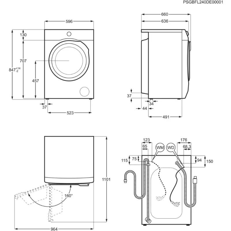 Máquina de Lavar Roupa AEG L6FBI147P - Image 12