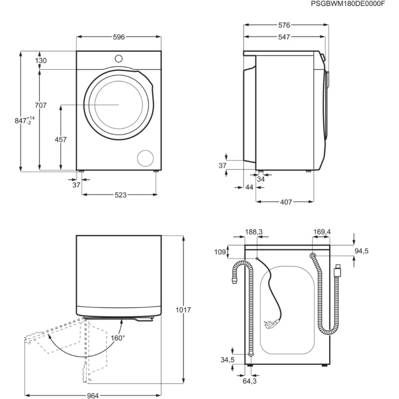Máquina de Lavar Roupa AEG LFA6I8275A - Image 6
