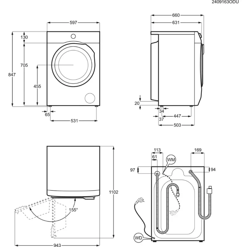 Máquina de Lavar Roupa AEG LFR7314L4V - Image 11