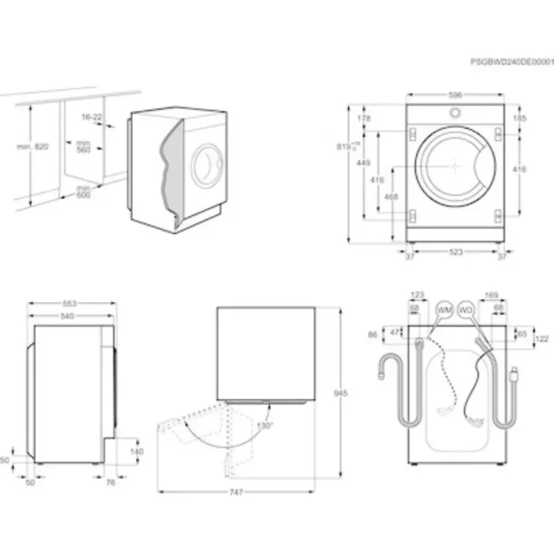 Máquina de Lavar e Secar Roupa AEG LWN7E8636F - Image 7