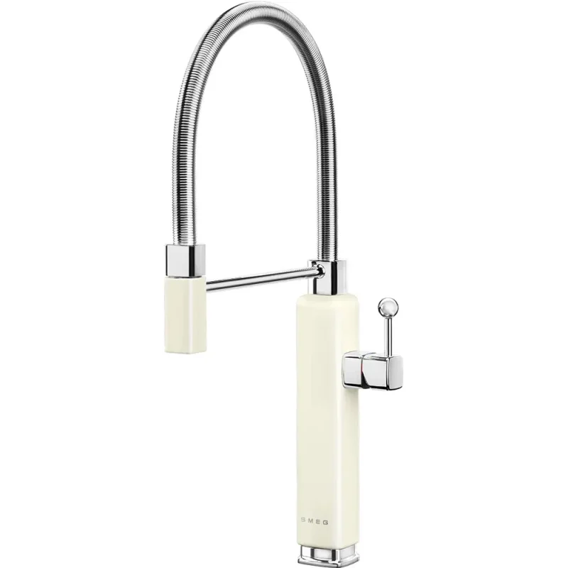 Misturadora Smeg MDF50CR - Anni 50, Creme, duche orientável