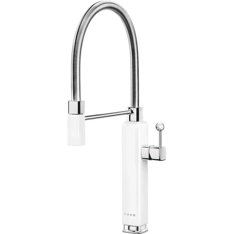 Misturadora Smeg MDF50WH - Anni 50, Branca, duche orientável