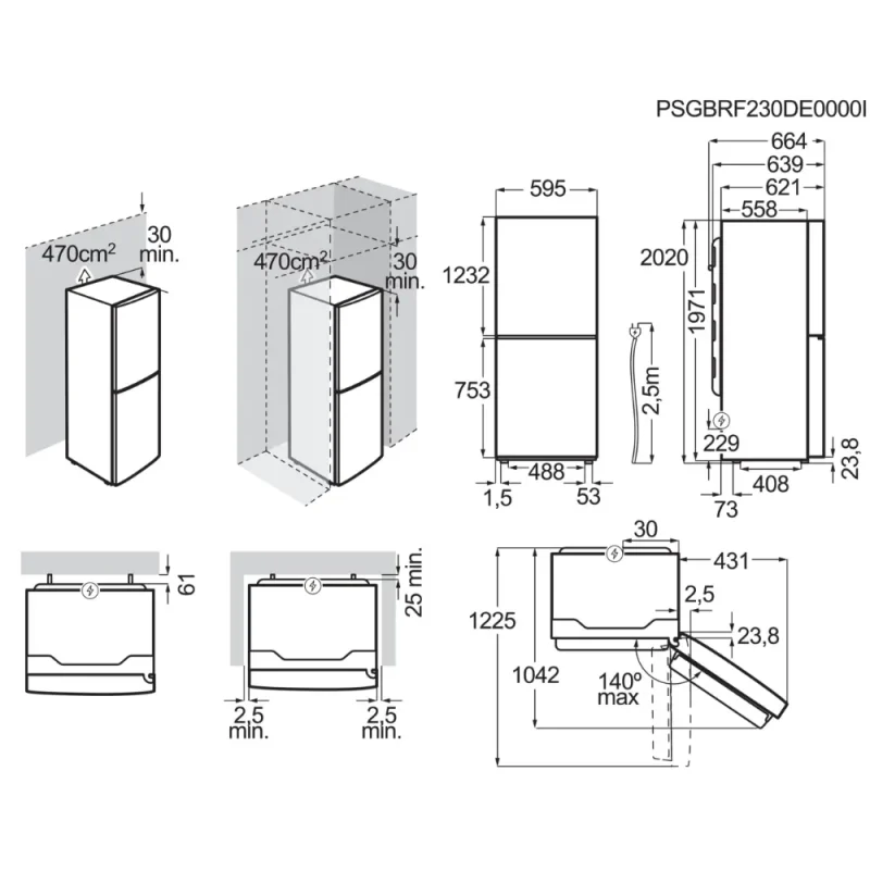Frigorífico Combinado AEG ORC6N361DW - Image 7