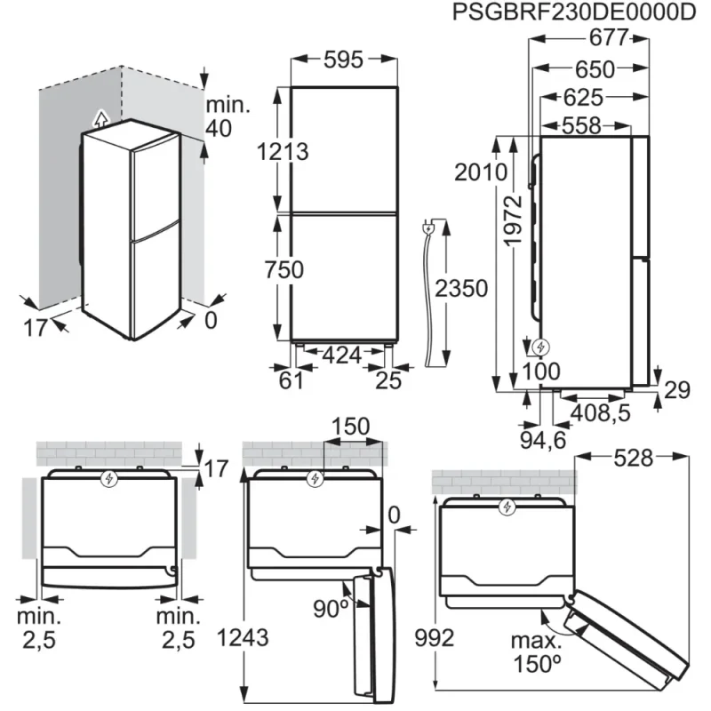 Frigorífico Combinado AEG ORC6N361ES - Image 7