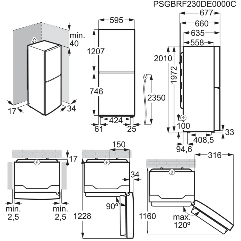 Frigorífico Combinado AEG ORC8M361DT - Image 8