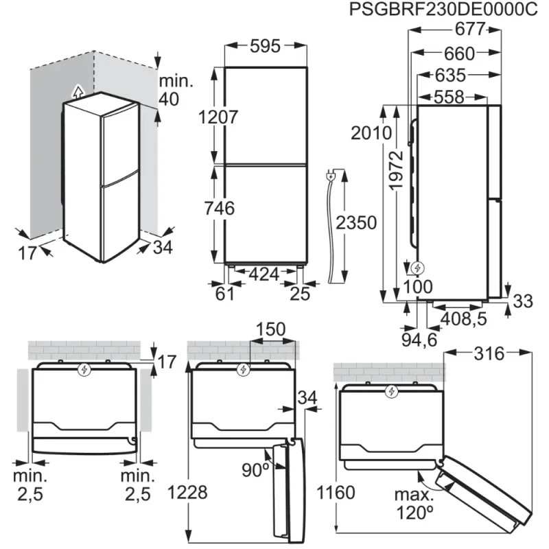 Frigorífico Combinado AEG ORC8M361EE - Image 8